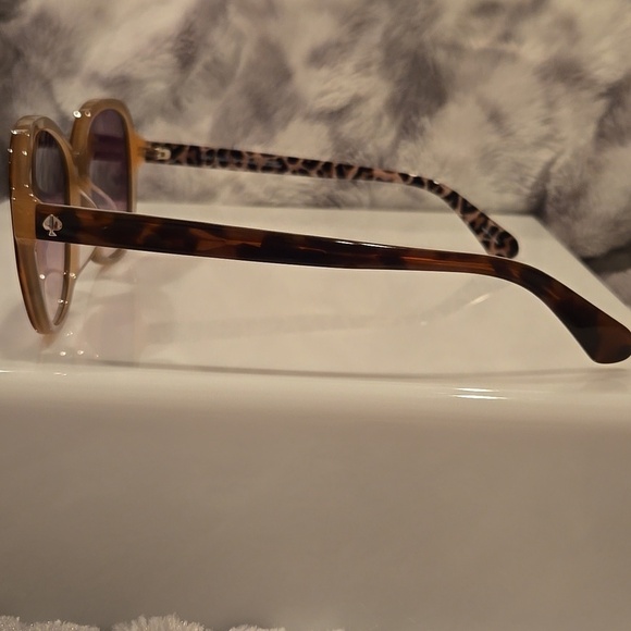 Kate Spade Tamera Havana Round Sunglasses Brand New in Case main image 8